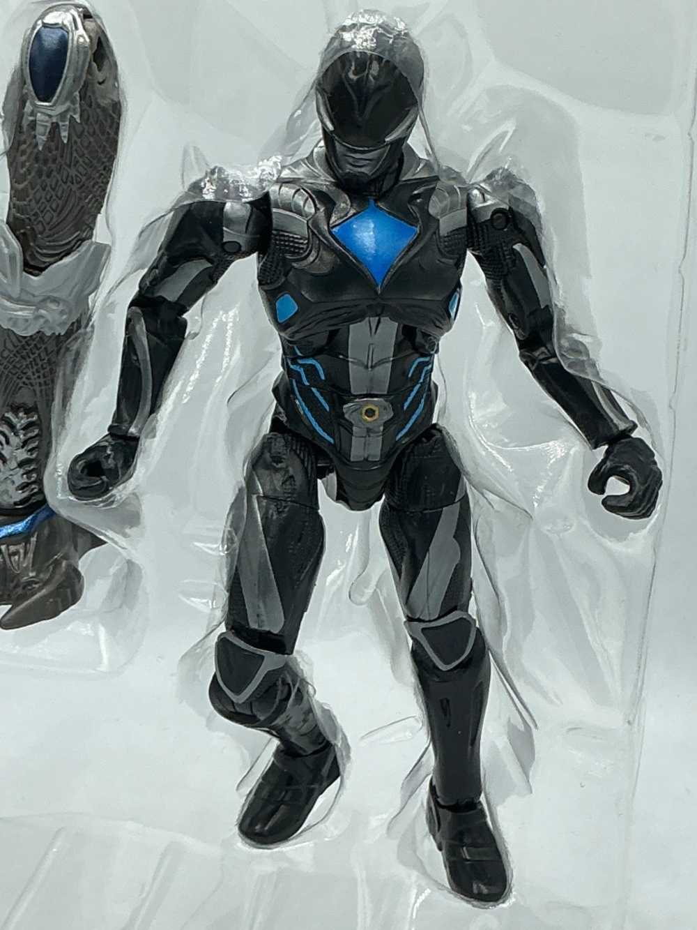 2017 Power Rangers Legacy Collection Black Ranger Movie Action Figure Open Box - Picture 10 of 11